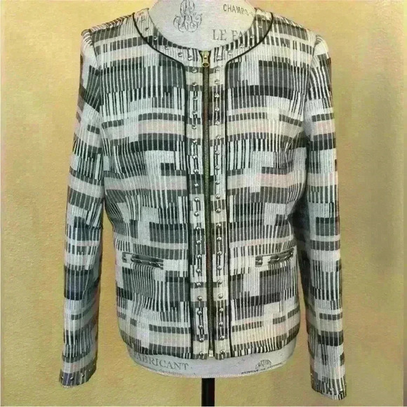 Badgley Mischka Unique Evening Formal Jacket
Women's Size Medium EUC - Picture 1 of 8